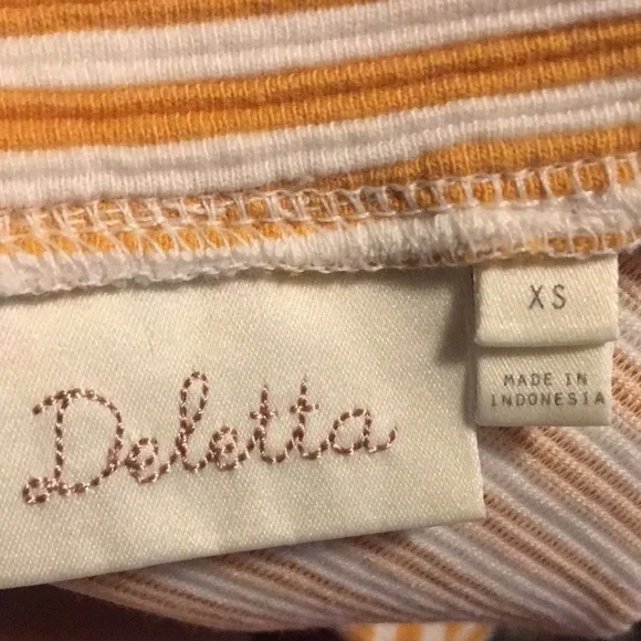 Anthropologie Deletta Isa Striped Tank Top - Picture 8 of 9